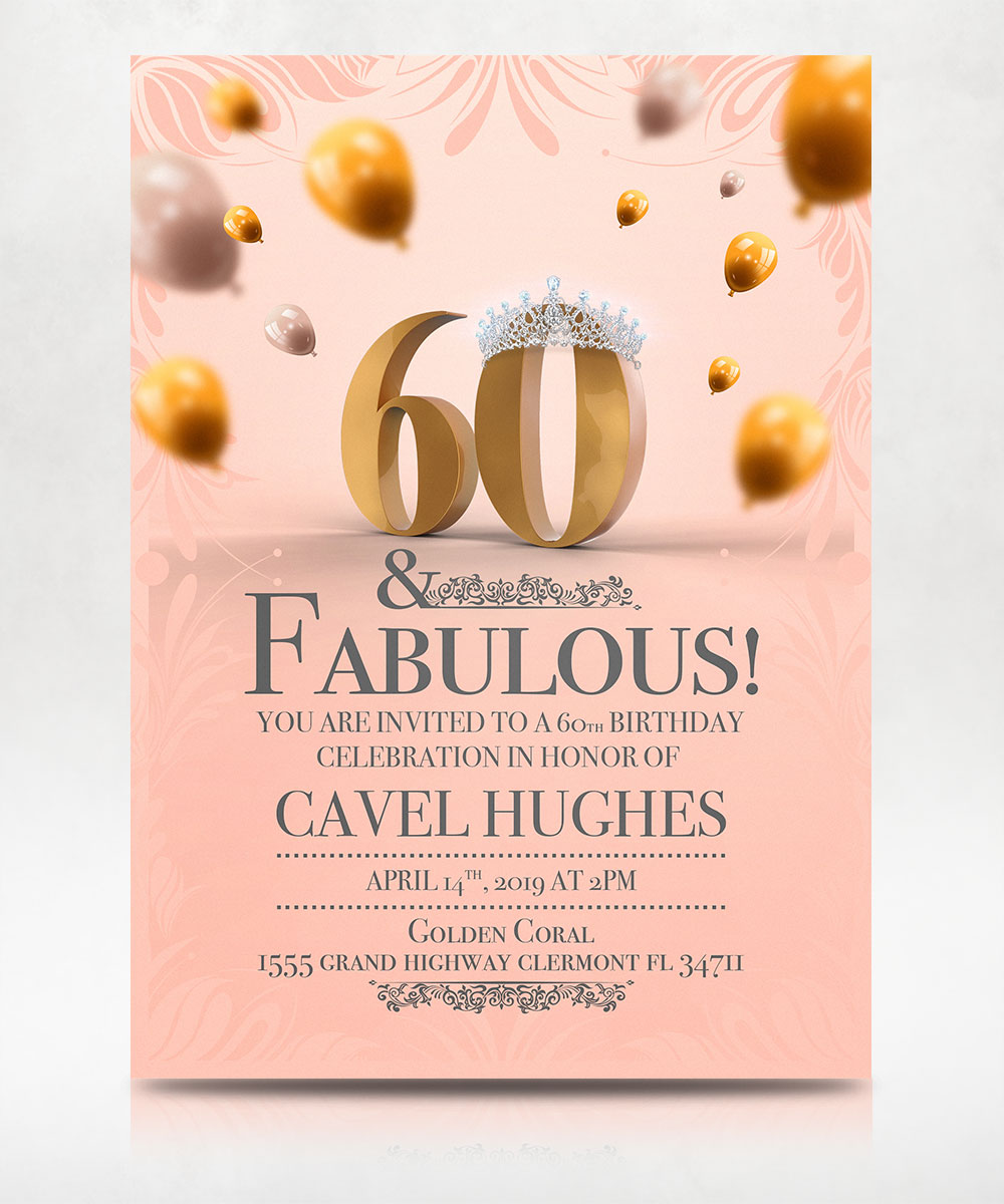 60 & Fabulous Flyer